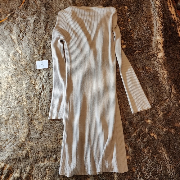 Trench Coat Length Cable Knit Xhilaration Cardigan - Picture 5 of 12